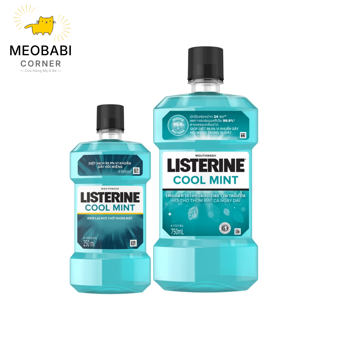 Nước Súc Miệng Diệt Khuẩn LISTERINE® COOL MINT