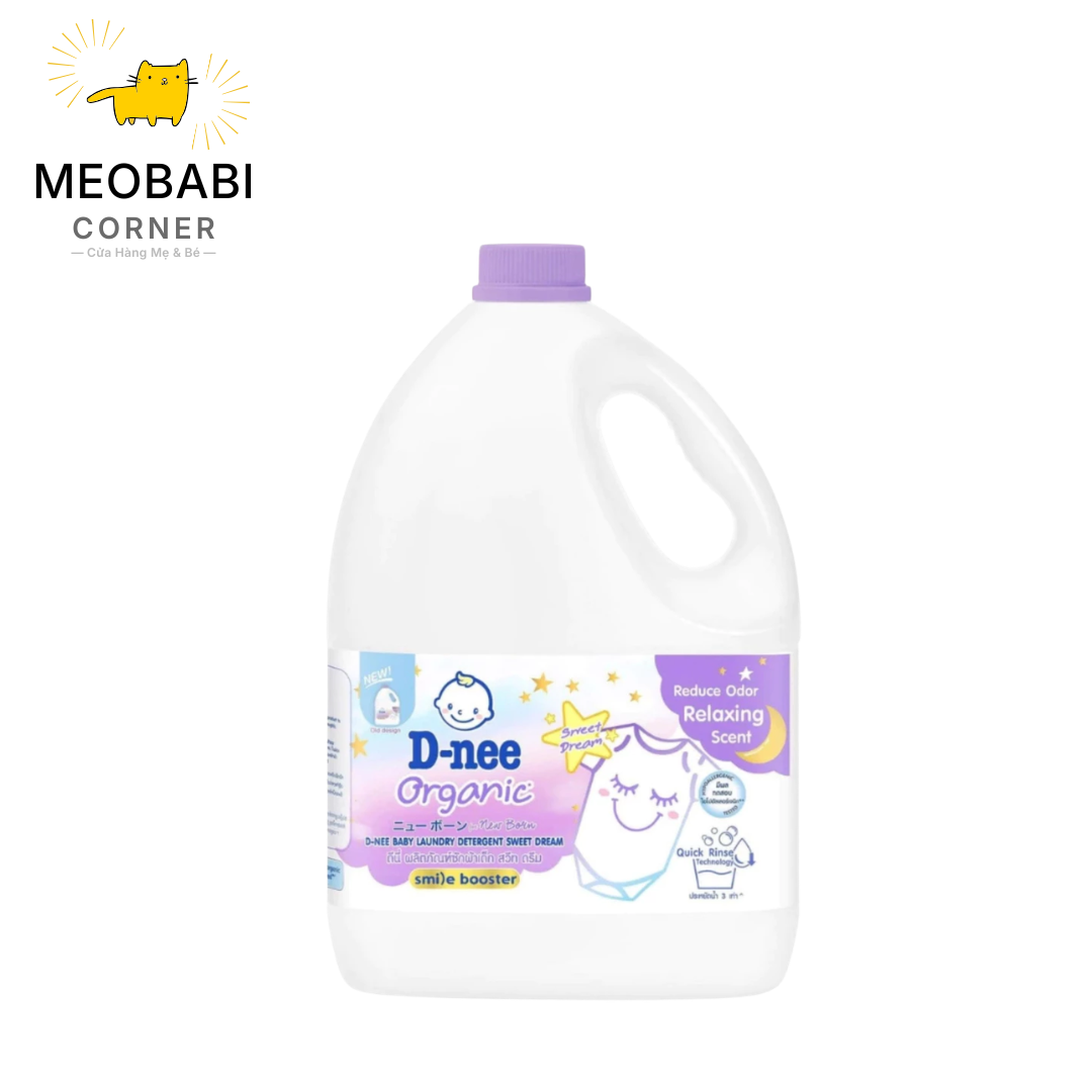 Nước Giặt Quần Áo Em Bé D-nee can 3kg