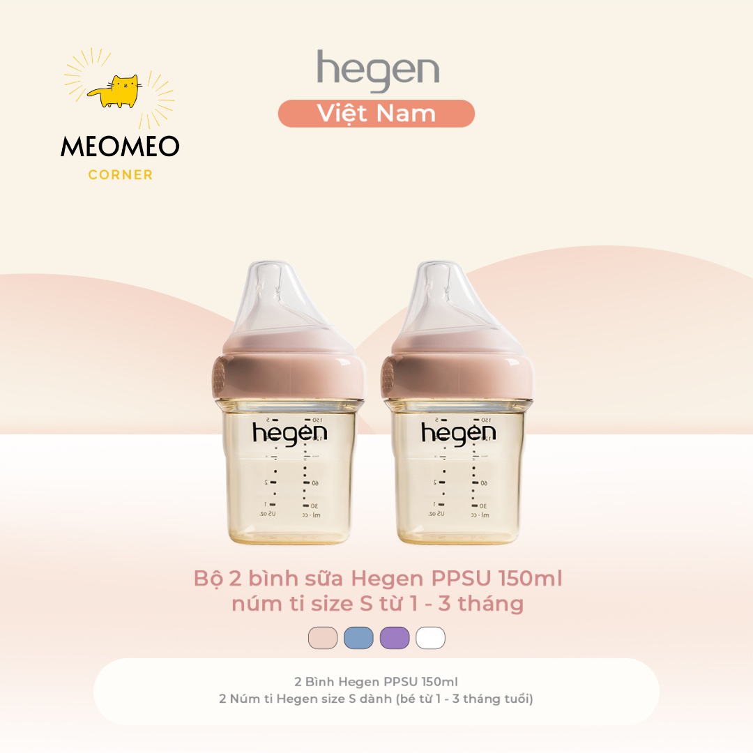 [FULLBOX] Bình sữa PPSU Hegen