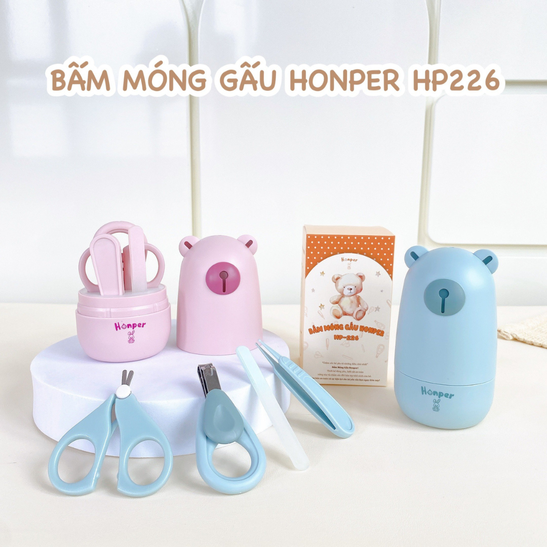 Bộ bấm móng tay Gấu Honper HP226