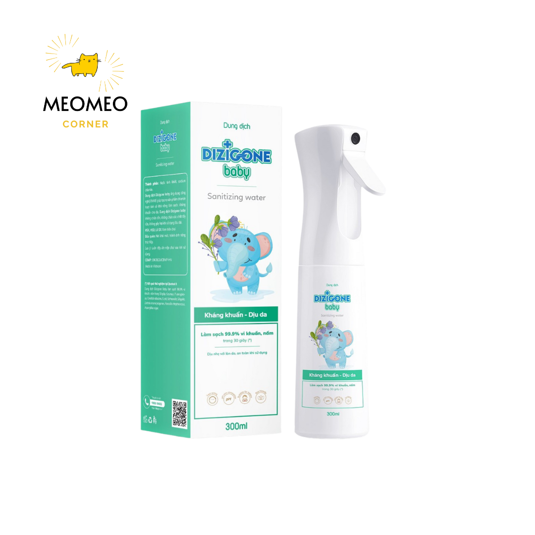 Xịt kháng khuẩn DIZIGONE vệ sinh đồ dùng và bảo vệ da bé