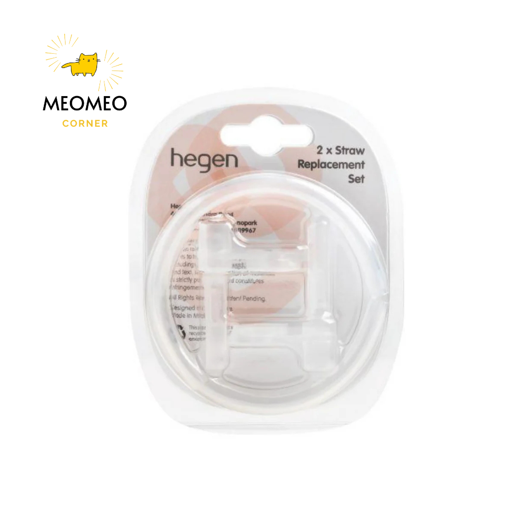 Bộ 2 vòi và ống hút Bình tập uống Hegen
