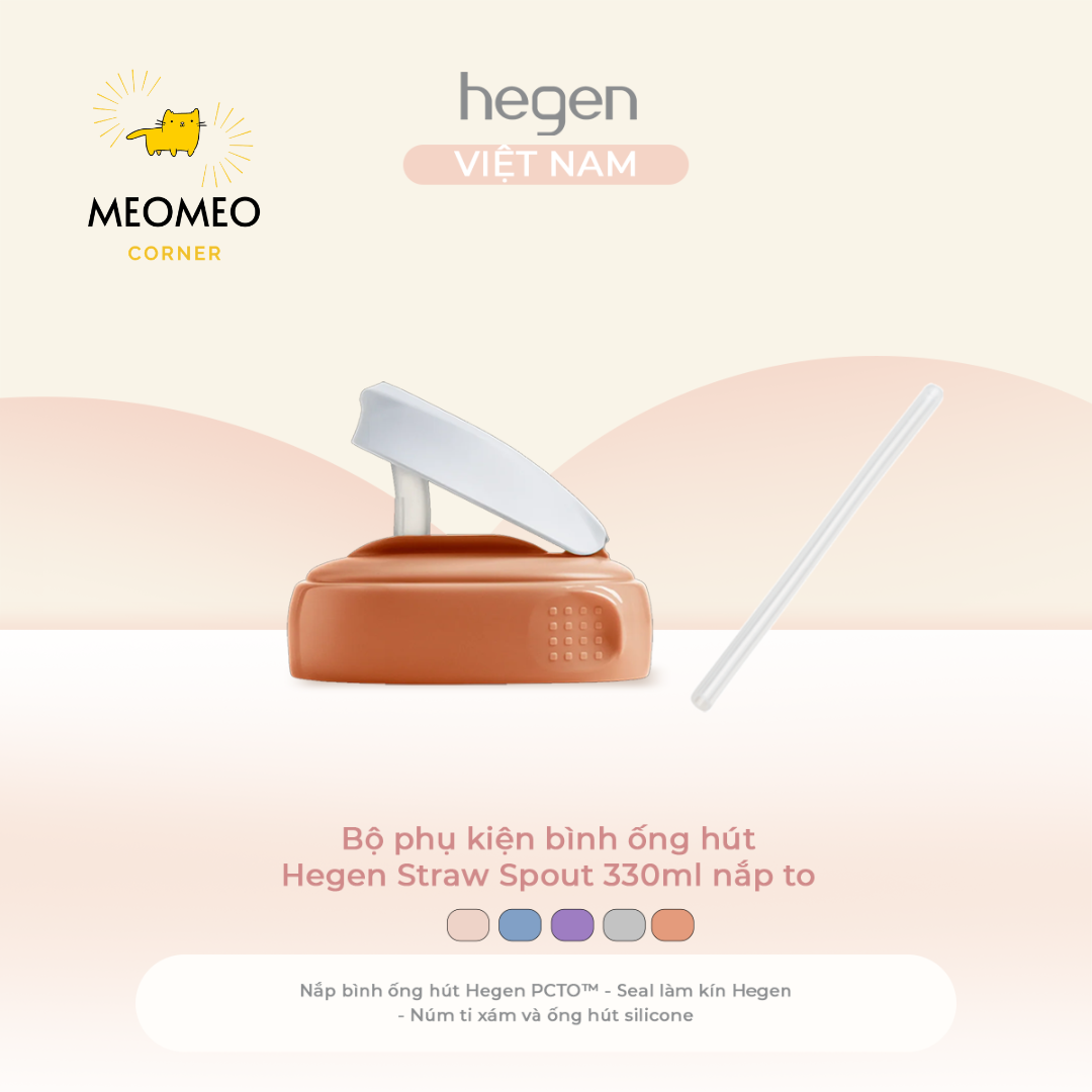 Bộ phụ kiện bình ống hút Hegen 330ml