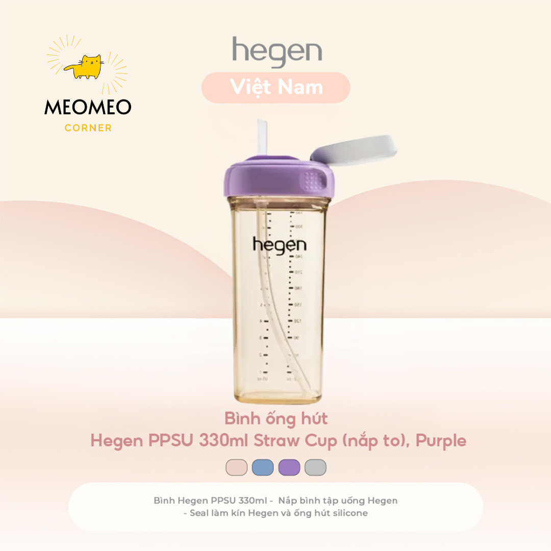 Bình ống hút Hegen PPSU 330ml