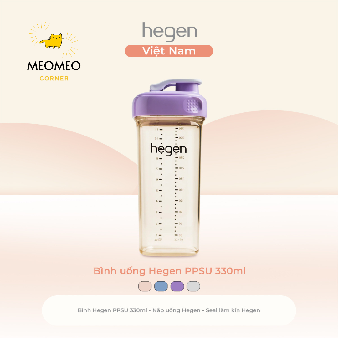 Bình uống Hegen Drinking Bottle PPSU 330ml