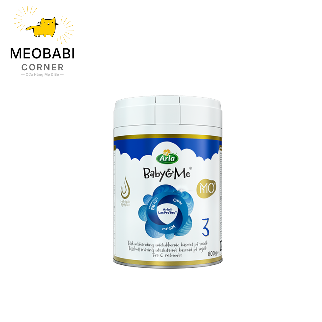 Sữa công thức Baby&me Arla Lacprotec HMO 800g