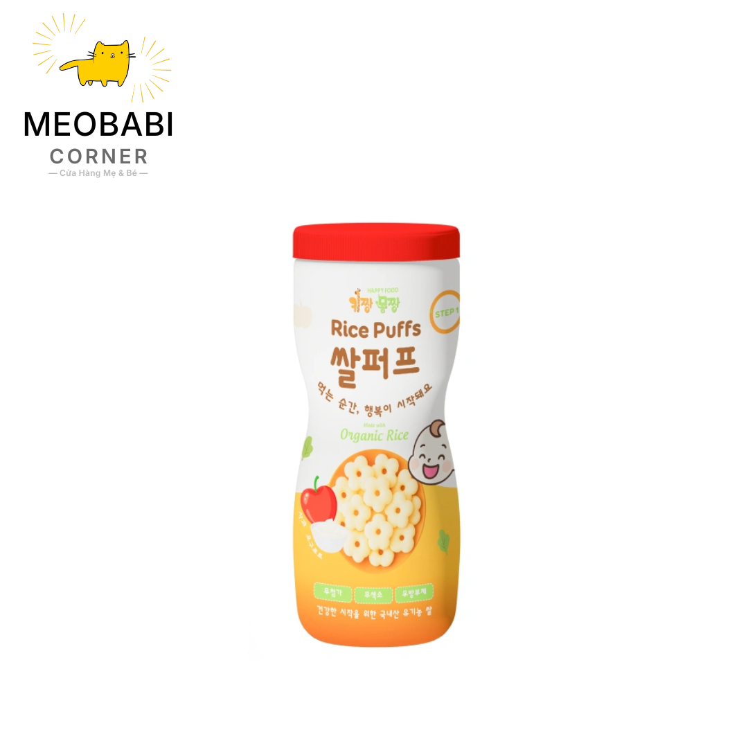 Bánh gạo Happy Food cho bé từ 7m+ 40g