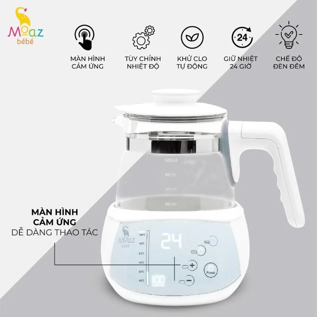 Bình đun nước thông minh Moaz Bebe MB-002