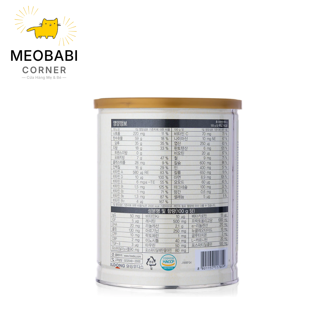 Sữa bột Hikid dê lon 650gr