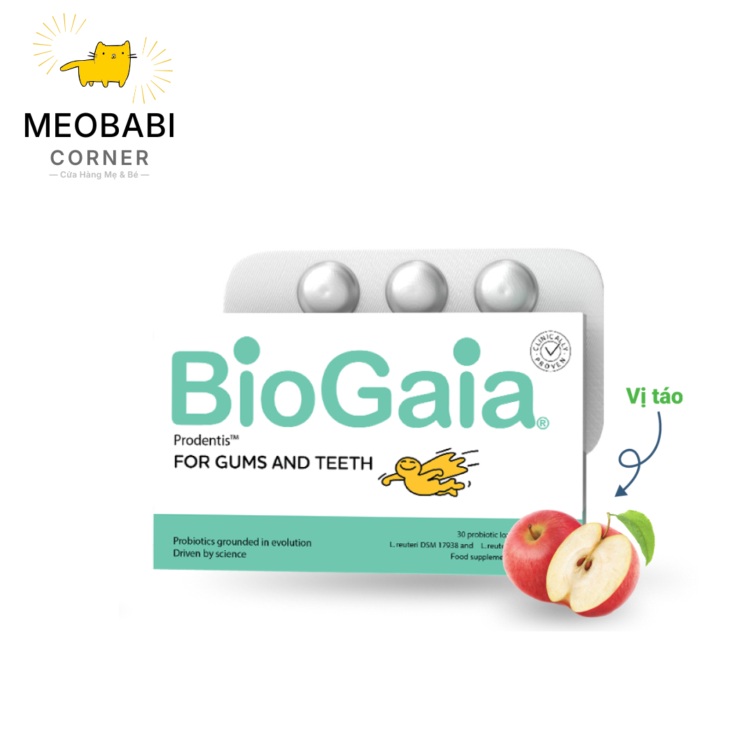 Viên ngậm vi sinh BioGaia ProDentis bảo vệ răng hộp 30 viên