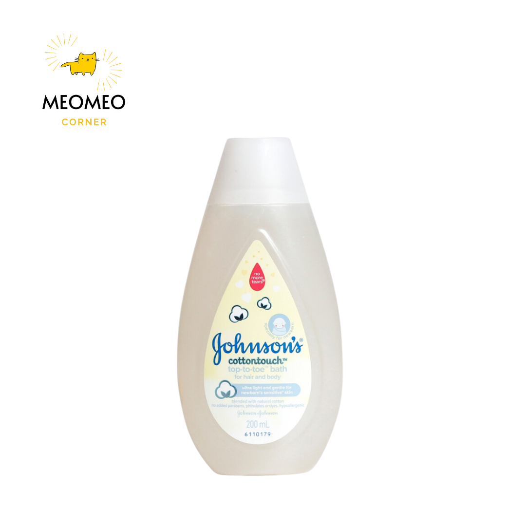 Sữa tắm gội toàn thân mềm mịn Johnson's baby bath Cotton touch