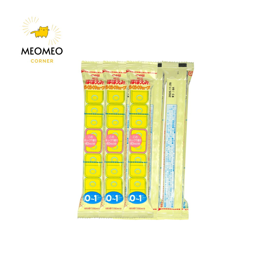Sữa Meiji số 0 nội địa Nhật dạng thanh cho bé từ sơ sinh từ 0 đến 12 tháng tuổi