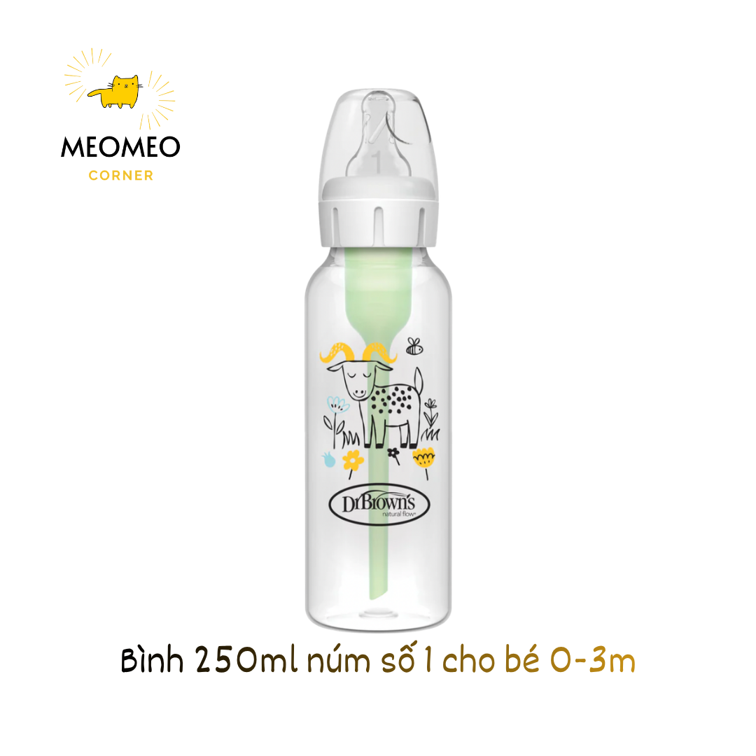 Bình sữa PP Dr.Brown's Option Plus cổ hẹp