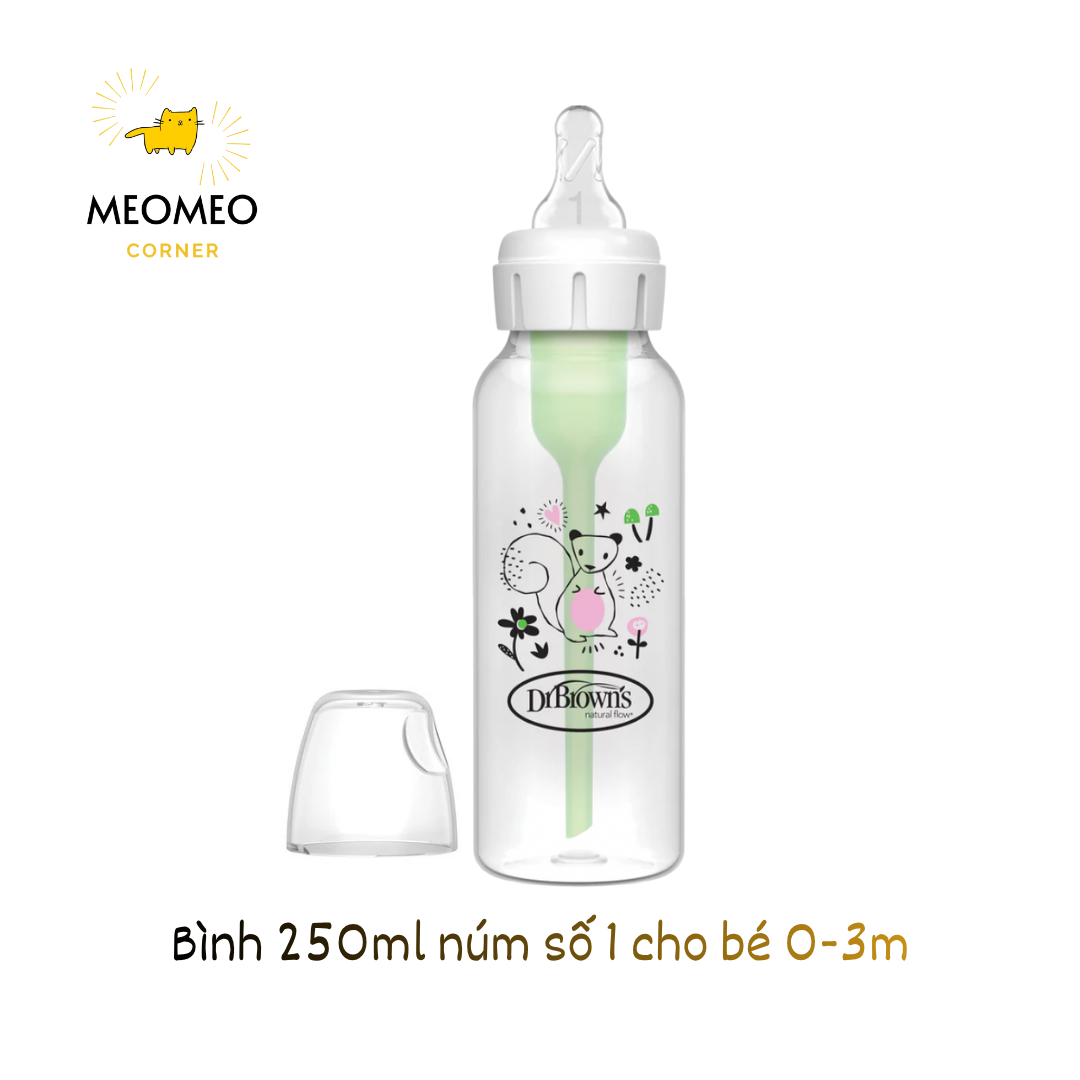Bình sữa PP Dr.Brown's Option Plus cổ hẹp