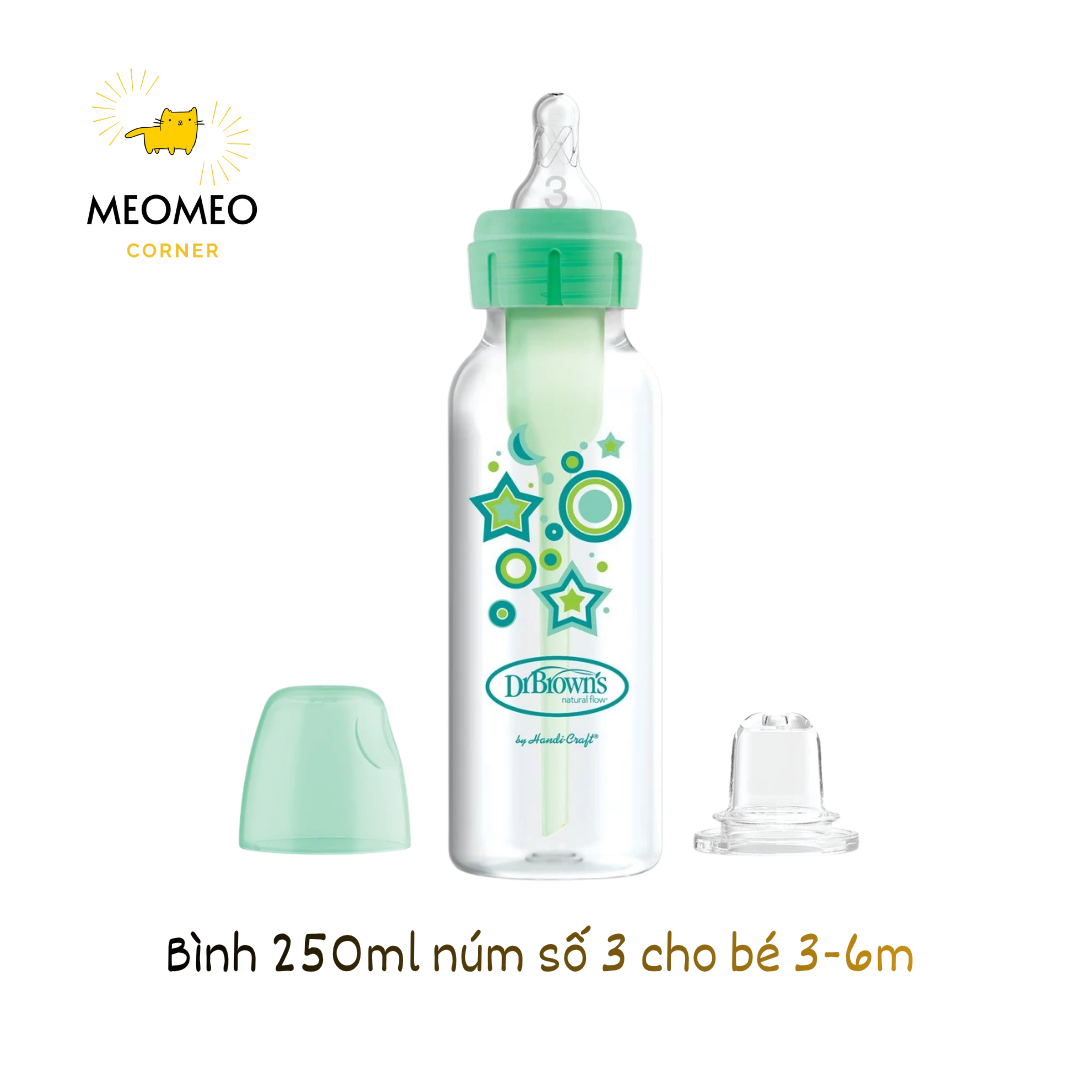 Bình sữa PP Dr.Brown's Option Plus cổ hẹp