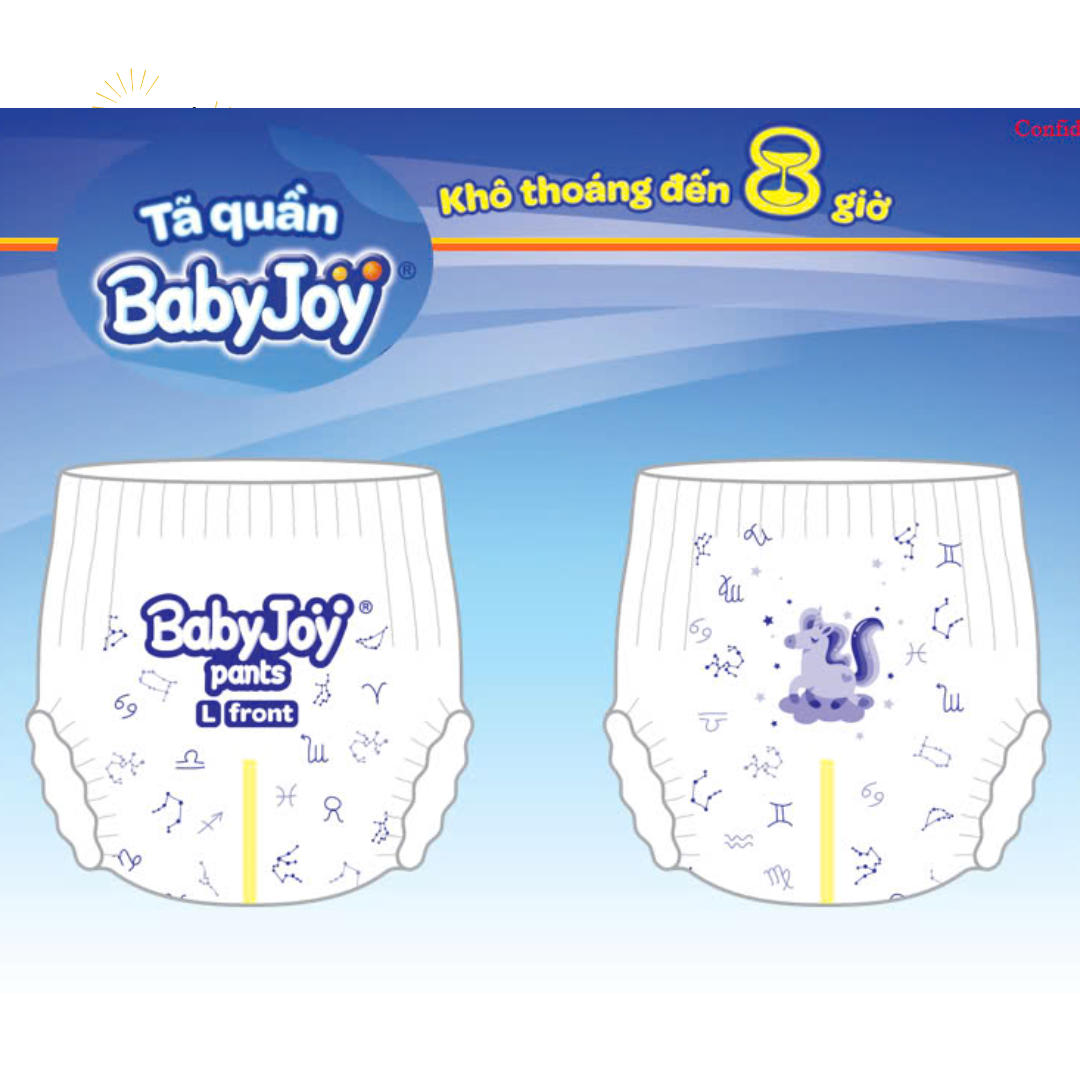 Tã/bỉm Quần Cao Cấp Bobby Baby Joy size M50/L50/XL50/XXL50 siêu mỏng