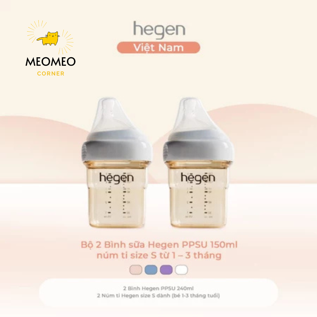 [FULLBOX] Bình sữa PPSU Hegen