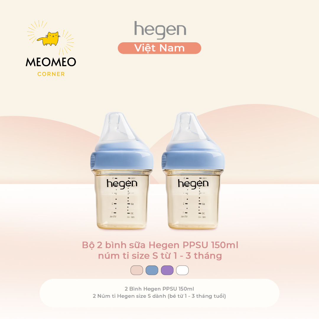 [FULLBOX] Bình sữa PPSU Hegen
