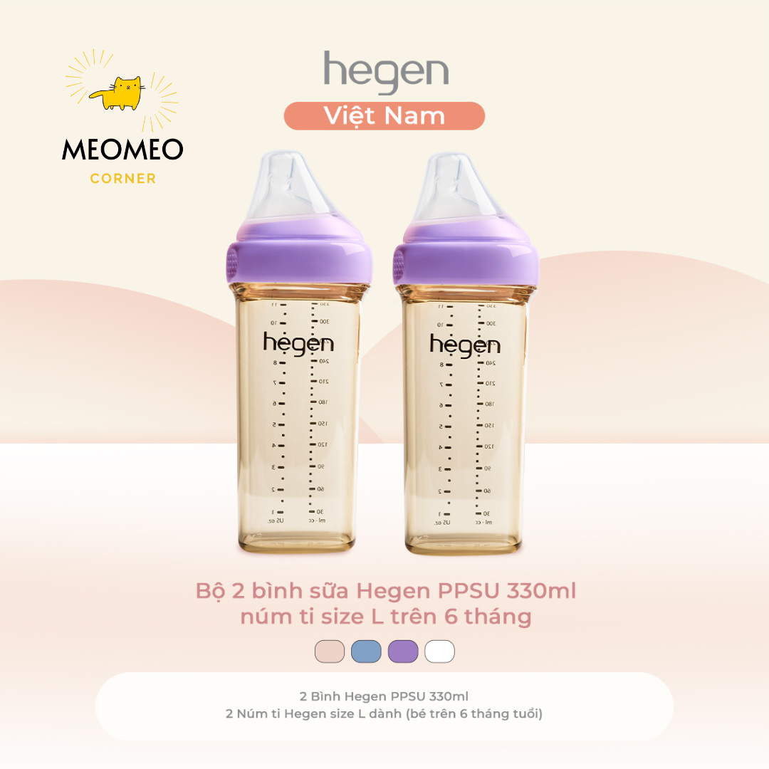 [FULLBOX] Bình sữa PPSU Hegen