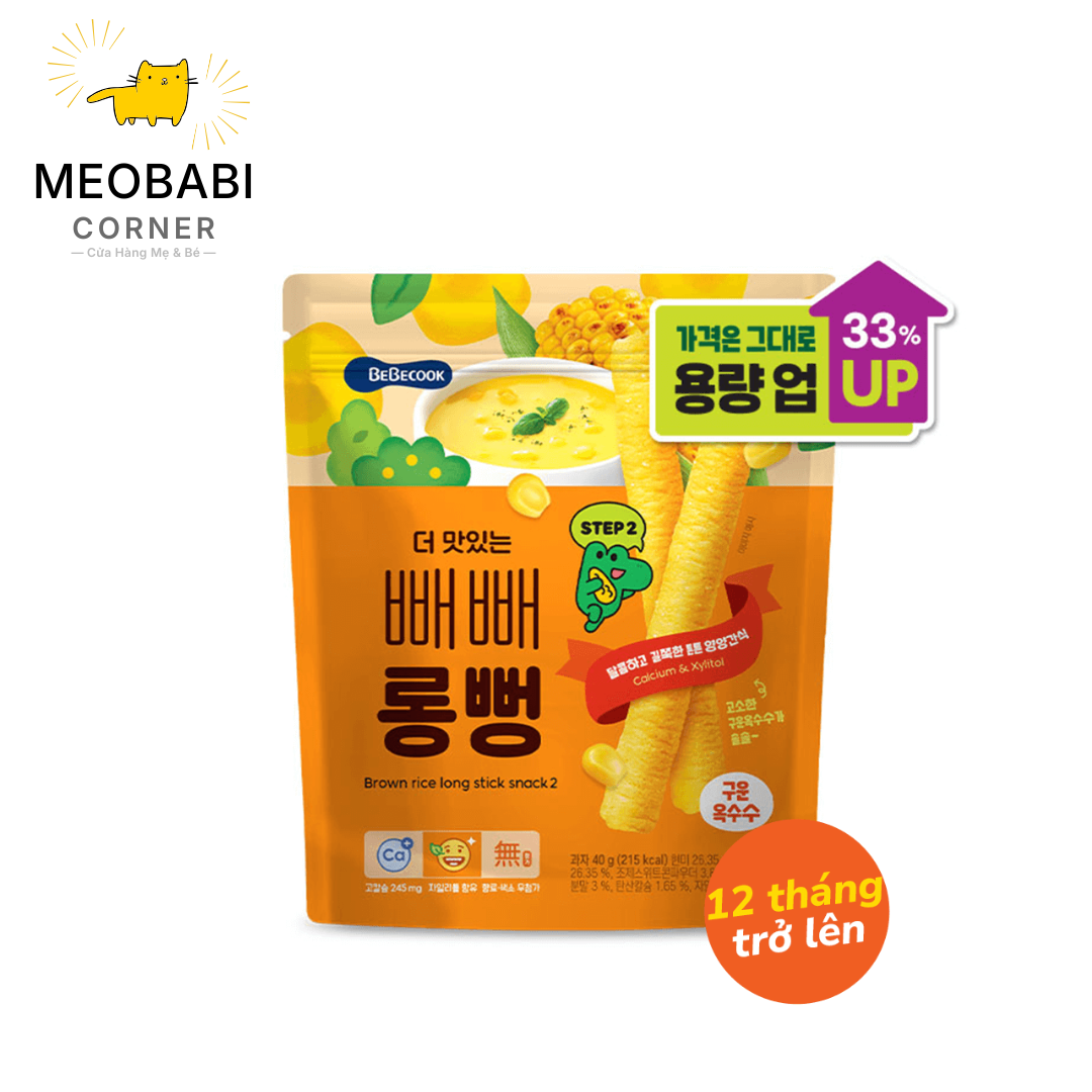 Bánh gạo thanh dài Bebecook
