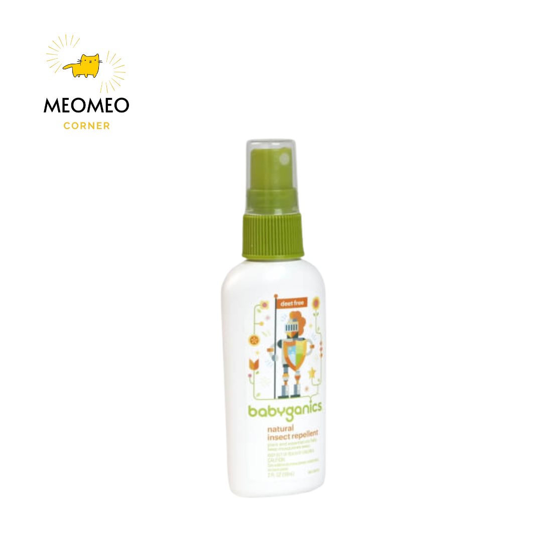 Tinh dầu xịt chống muỗi Babyganics 59ml Mỹ