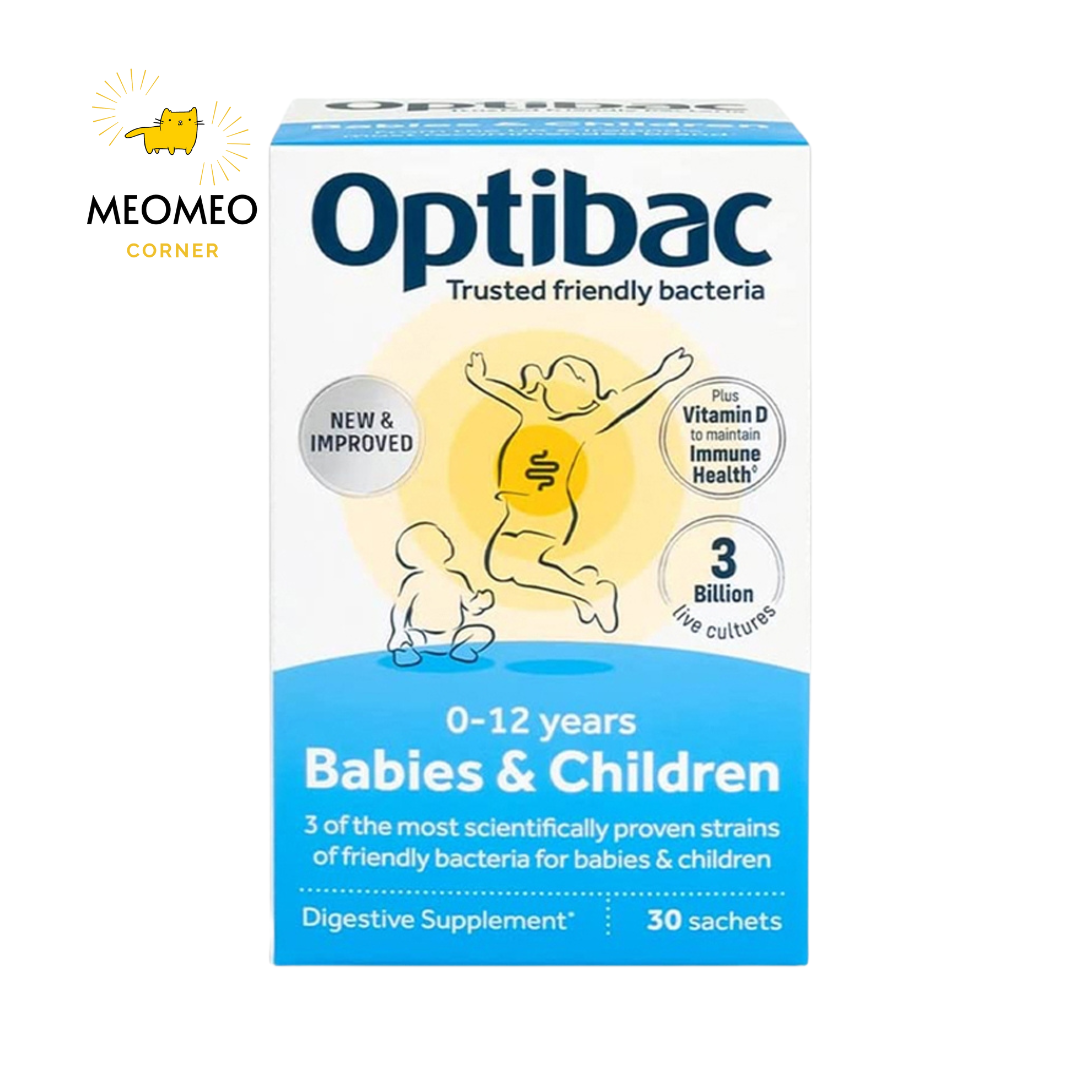 Men vi sinh Optibac cho bà bầu và trẻ em