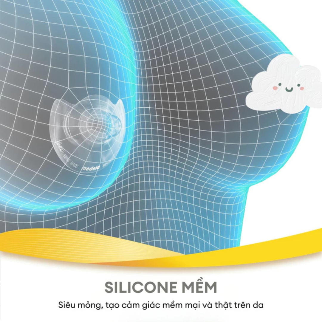 Medela trợ ti - núm vú hỗ trợ cho trẻ bú ( Bộ 2 chiếc )