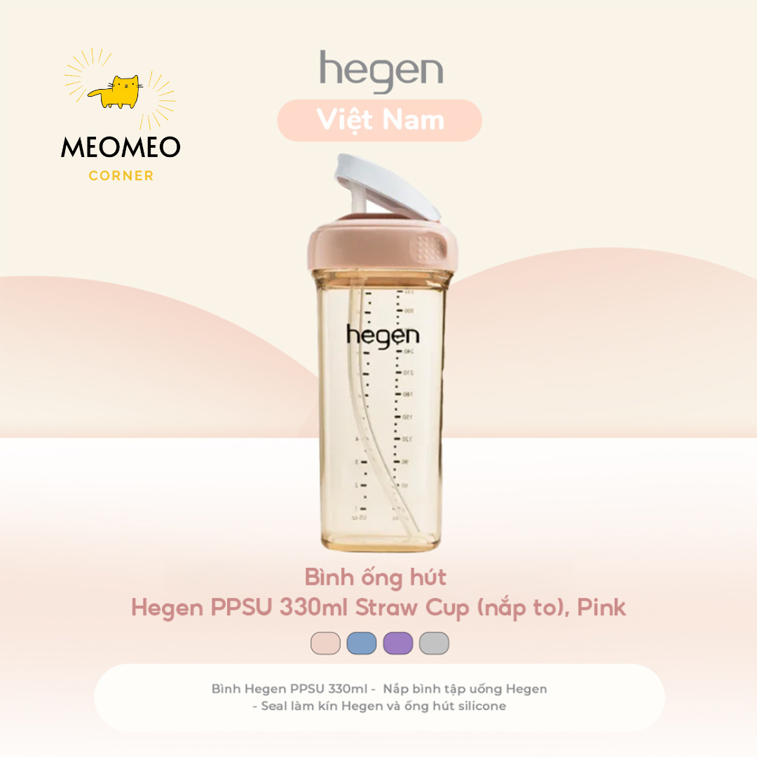 Bình ống hút Hegen PPSU 330ml