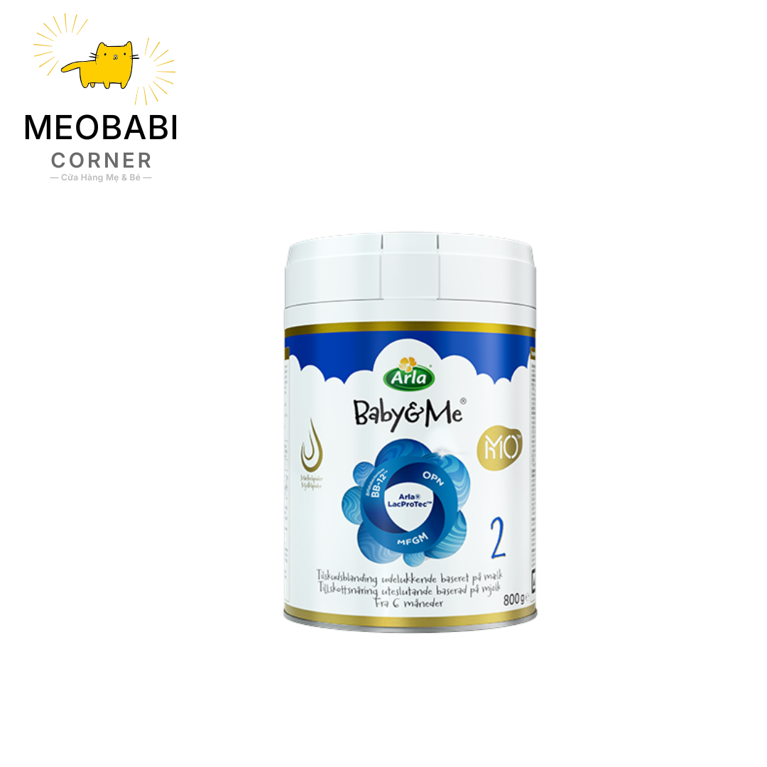 Sữa công thức Baby&me Arla Lacprotec HMO 800g