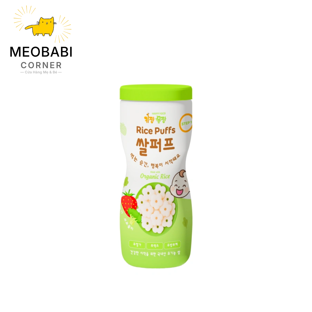 Bánh gạo Happy Food cho bé từ 7m+ 40g