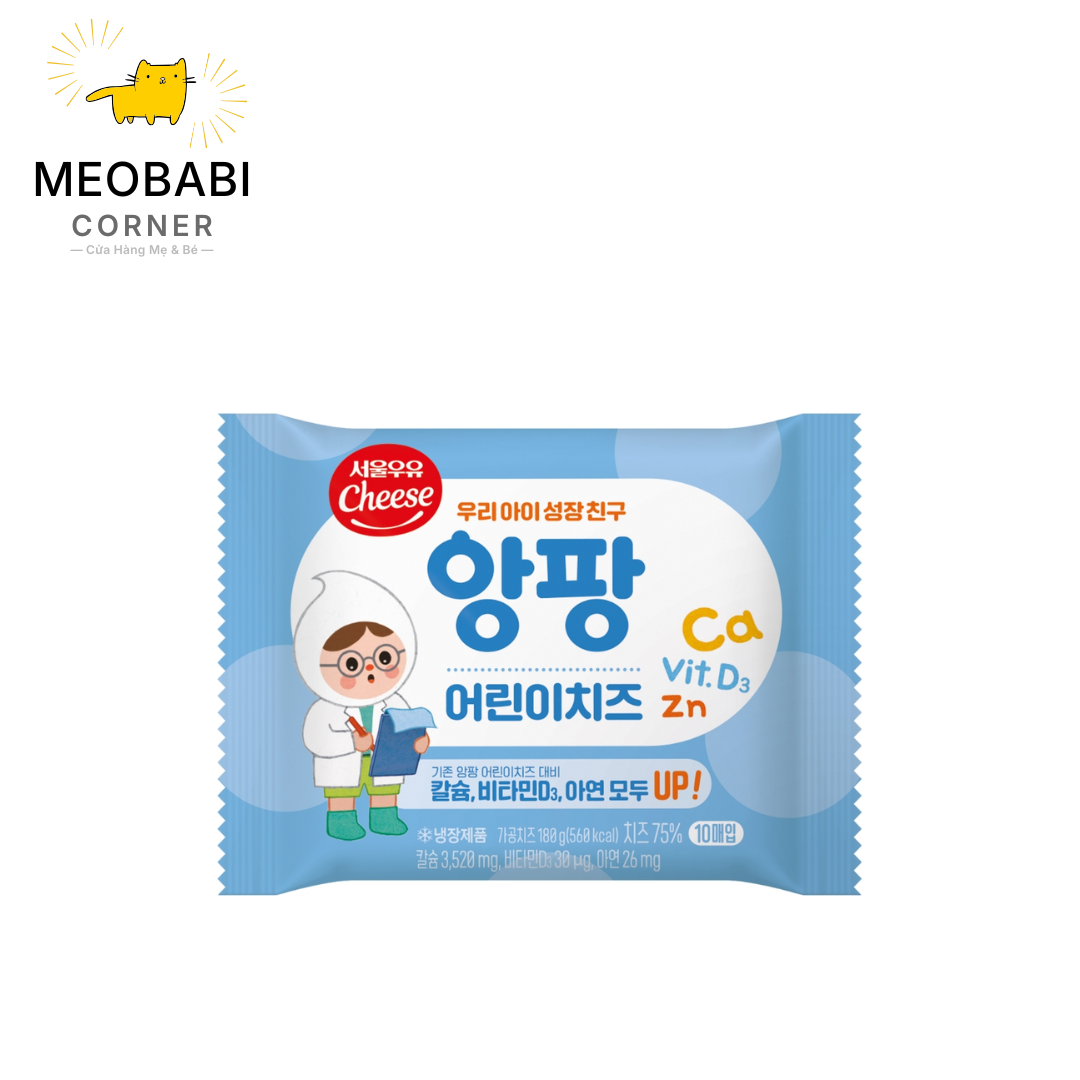 Phô mai tách muối Seoul Milk cho bé