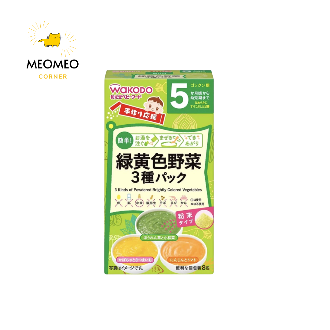 Bột cháo ăn dặm Wakodo cho bé từ 5m+ gói 40g