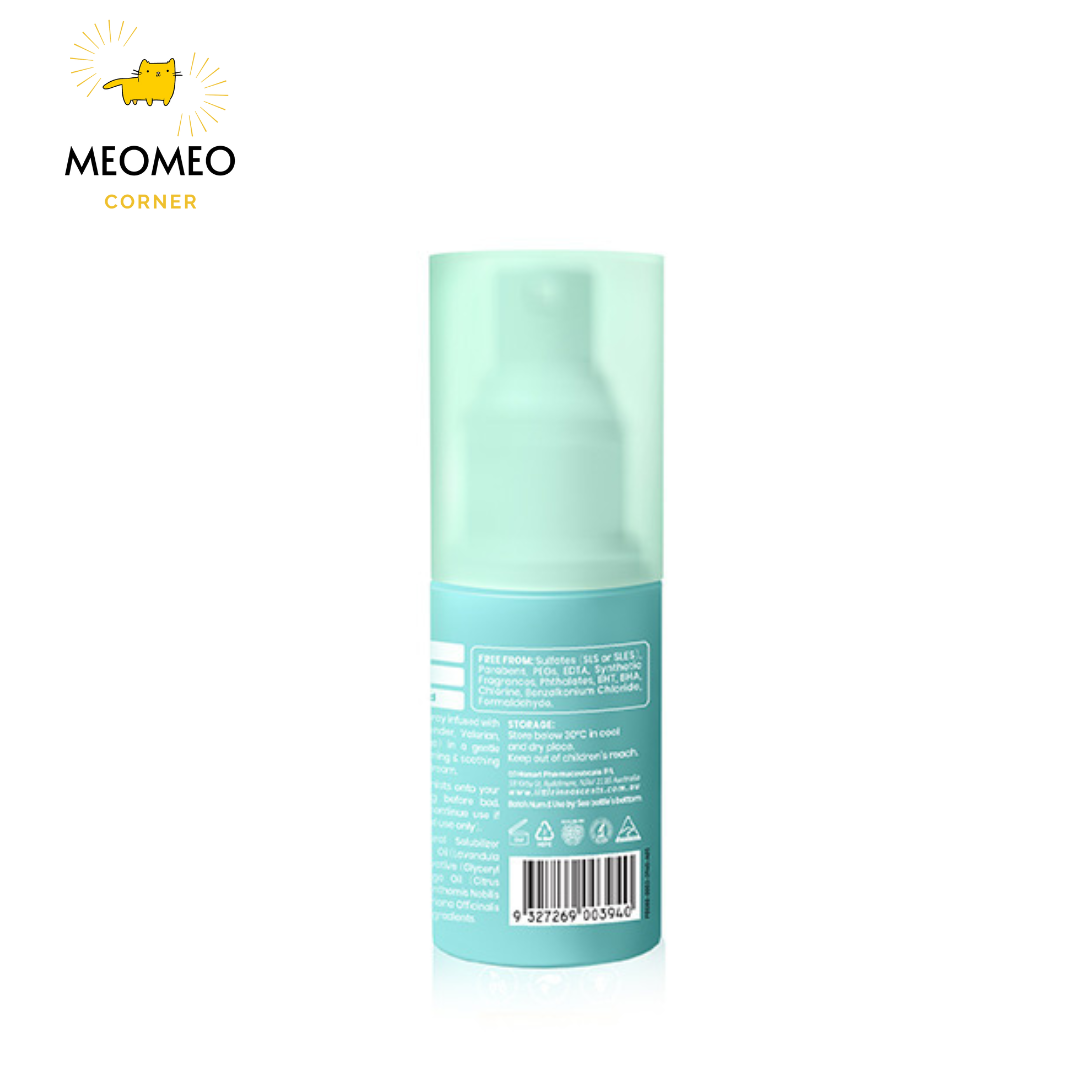 Xịt gối ngủ hỗ trợ ngủ ngon, thư giãn Little Innoscents Úc cho bé 80ml