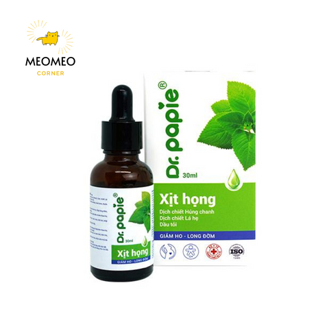 Xịt họng Dr.Papie chai 30ml