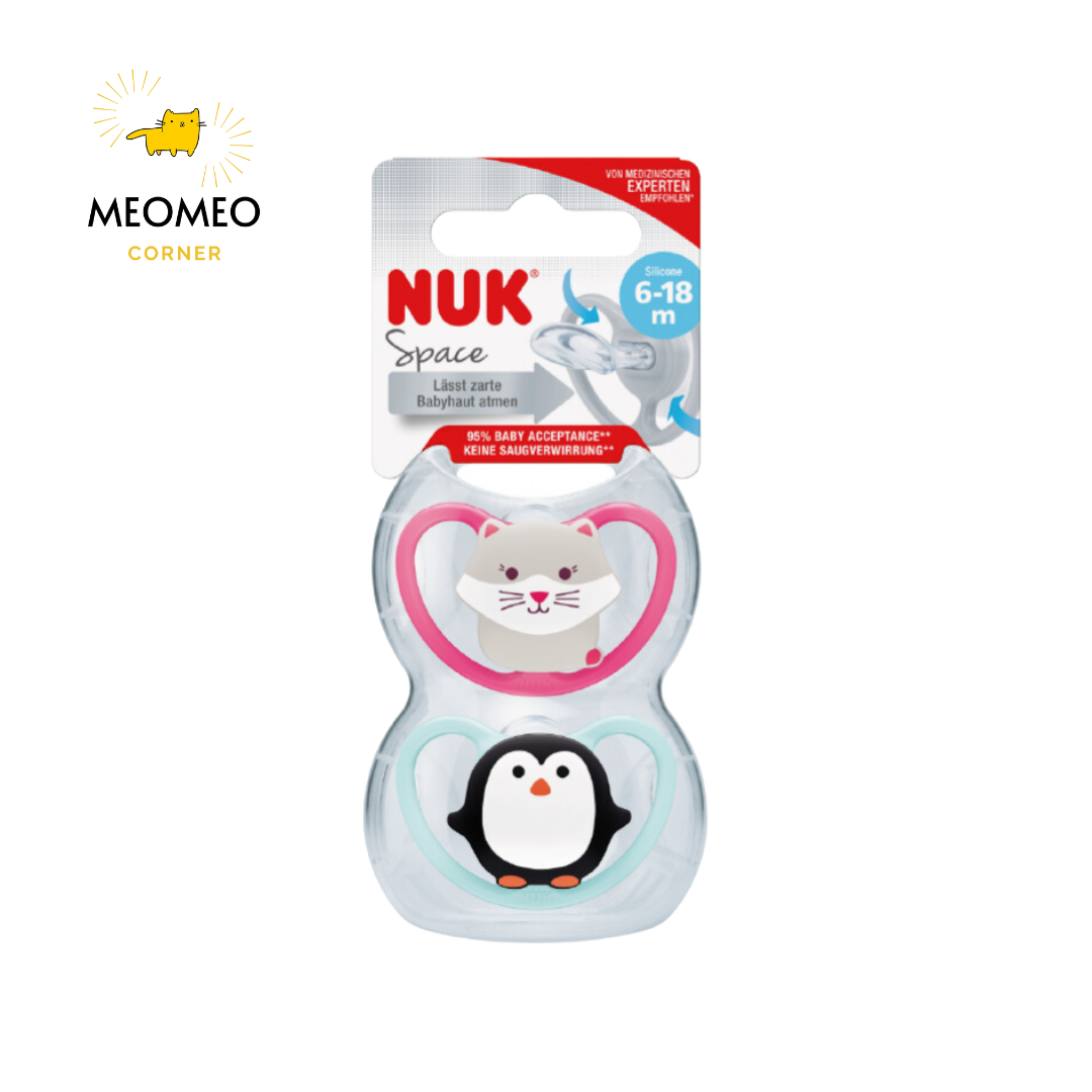 Ti giả / Ty ngậm NUK Space silicone cho bé