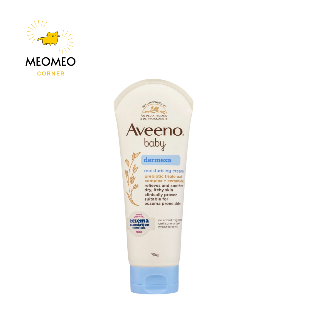 Kem dưỡng ẩm da chàm Aveeno baby Dermexa 206g cho bé của Úc