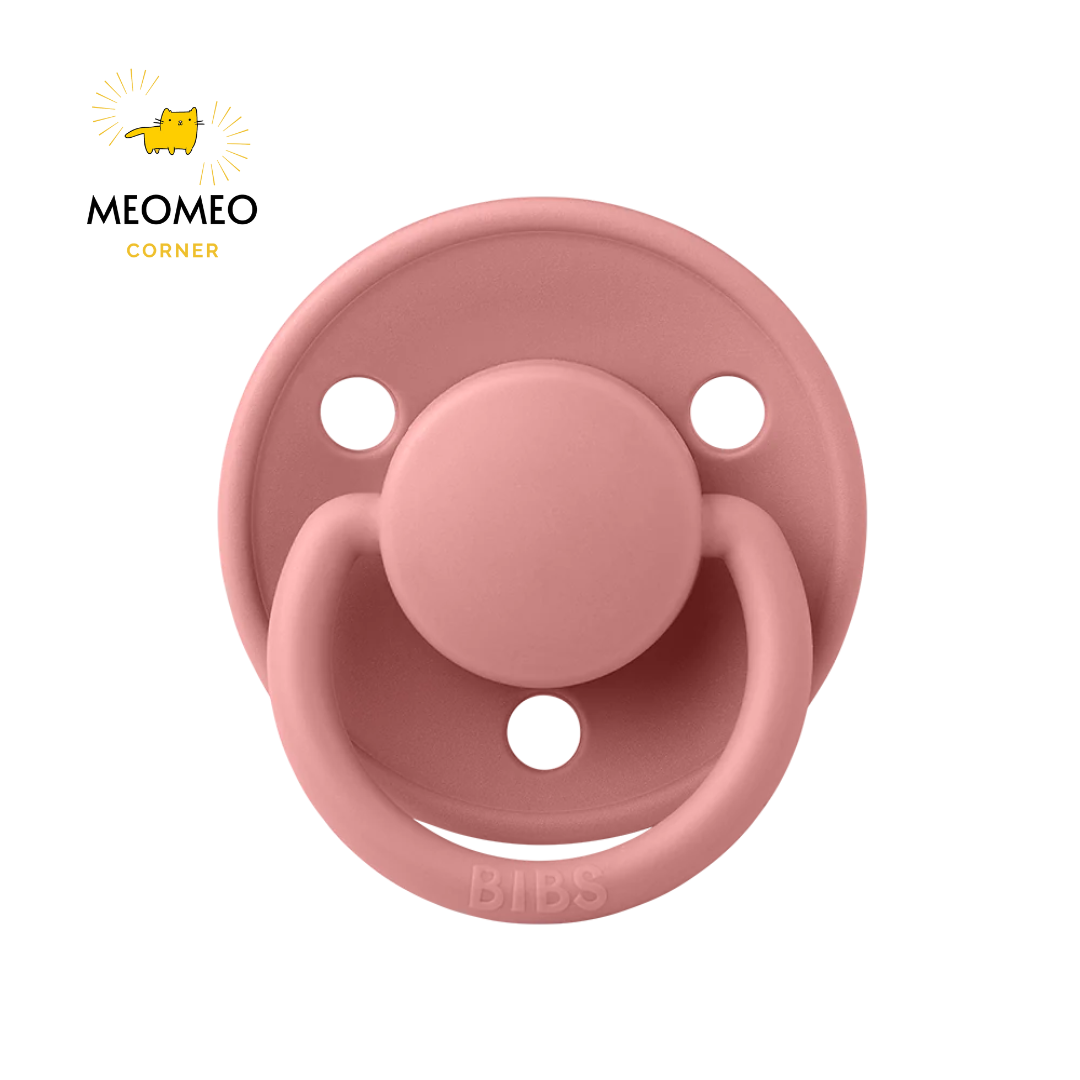 Ti giả BIBS sản xuất tại Đan Mạch BIB DeLux Silicone núm tròn