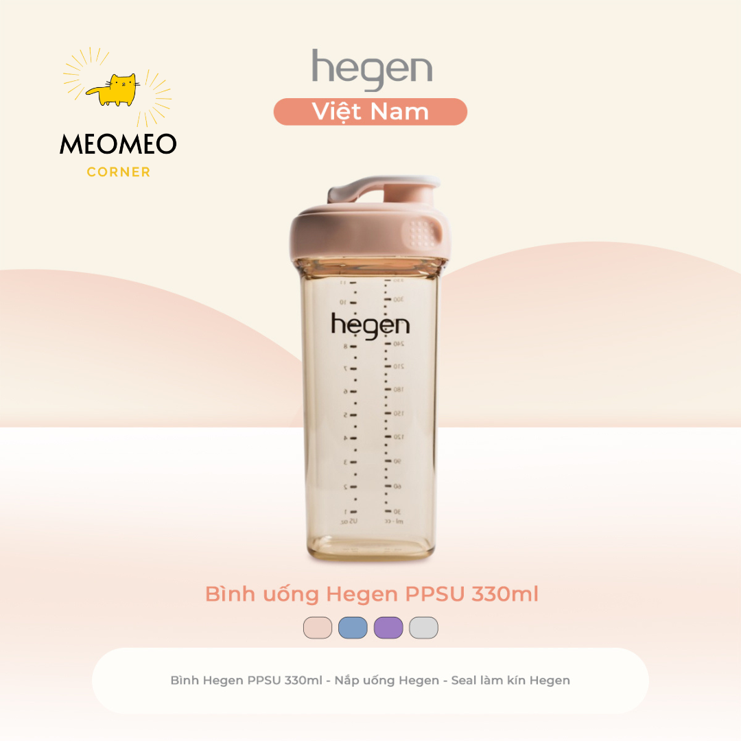 Bình uống Hegen Drinking Bottle PPSU 330ml