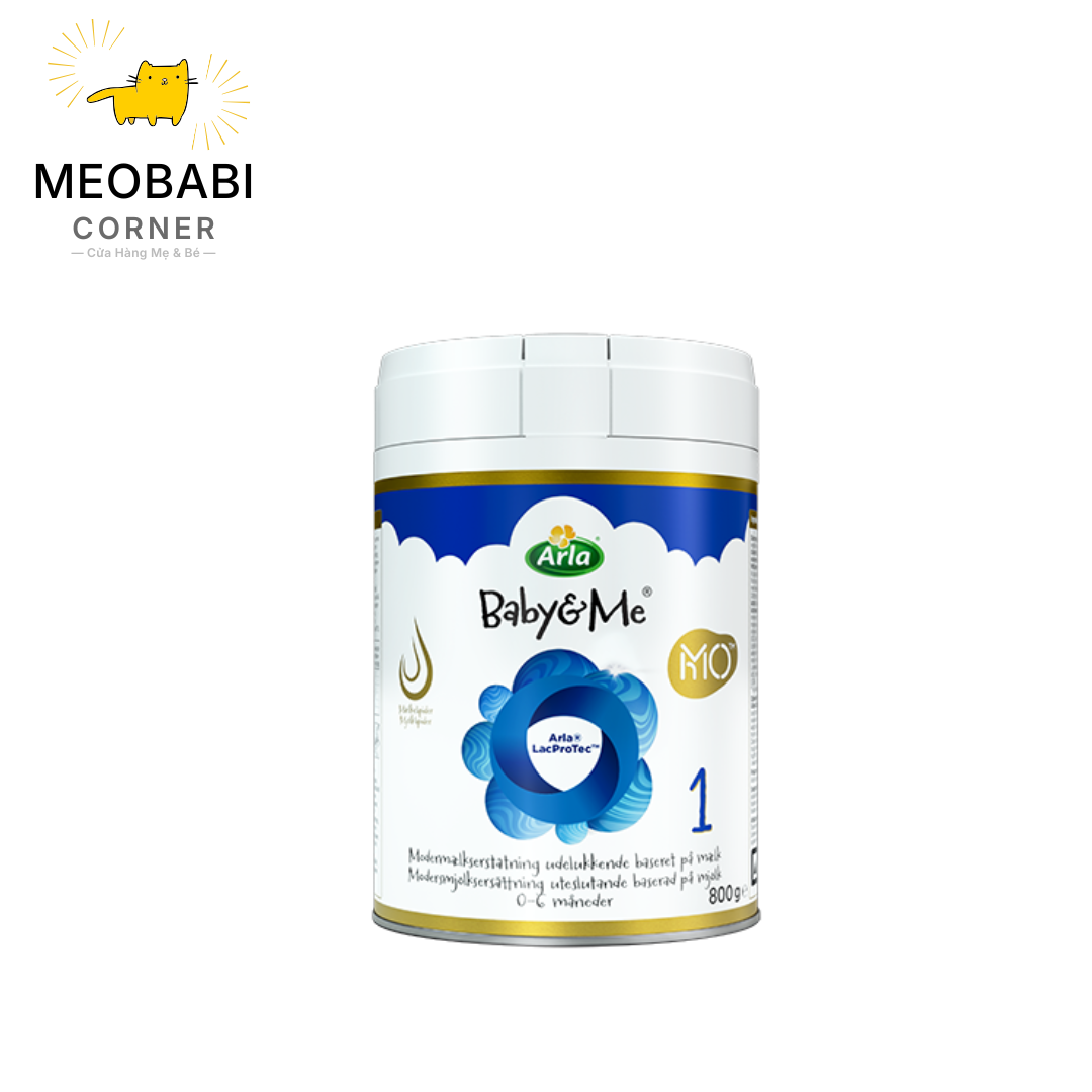 Sữa công thức Baby&me Arla Lacprotec HMO 800g