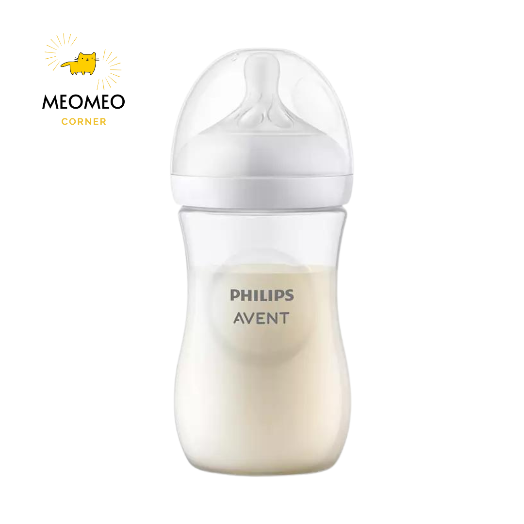 Bình sữa Avent Natural TRƠN Phillip Avent 125ml / 260ml / 330ml [TÁCH SET]