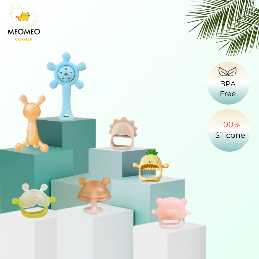 Gặm Nướu SILICON Cao Cấp LILCARE mềm mại cho bé
