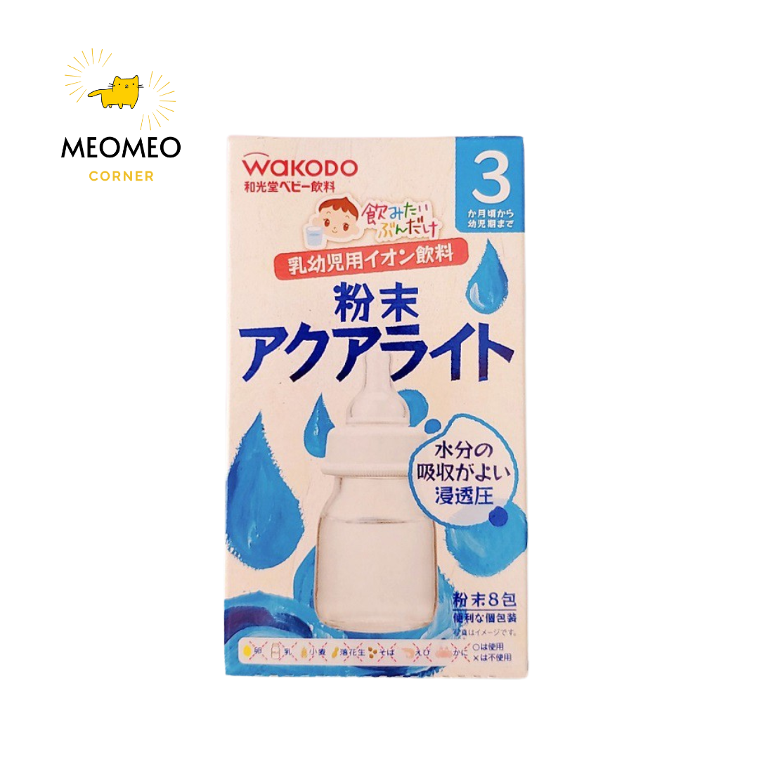 Trà Wakodo Nhật Bản cho bé từ 3 tháng tuổi hộp 8 gói