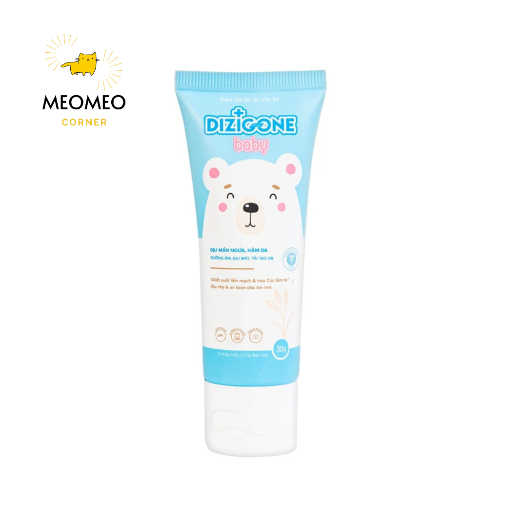 Kem bôi làm dịu mẩn ngứa Dizigone Baby phục hồi cho da bé 30g