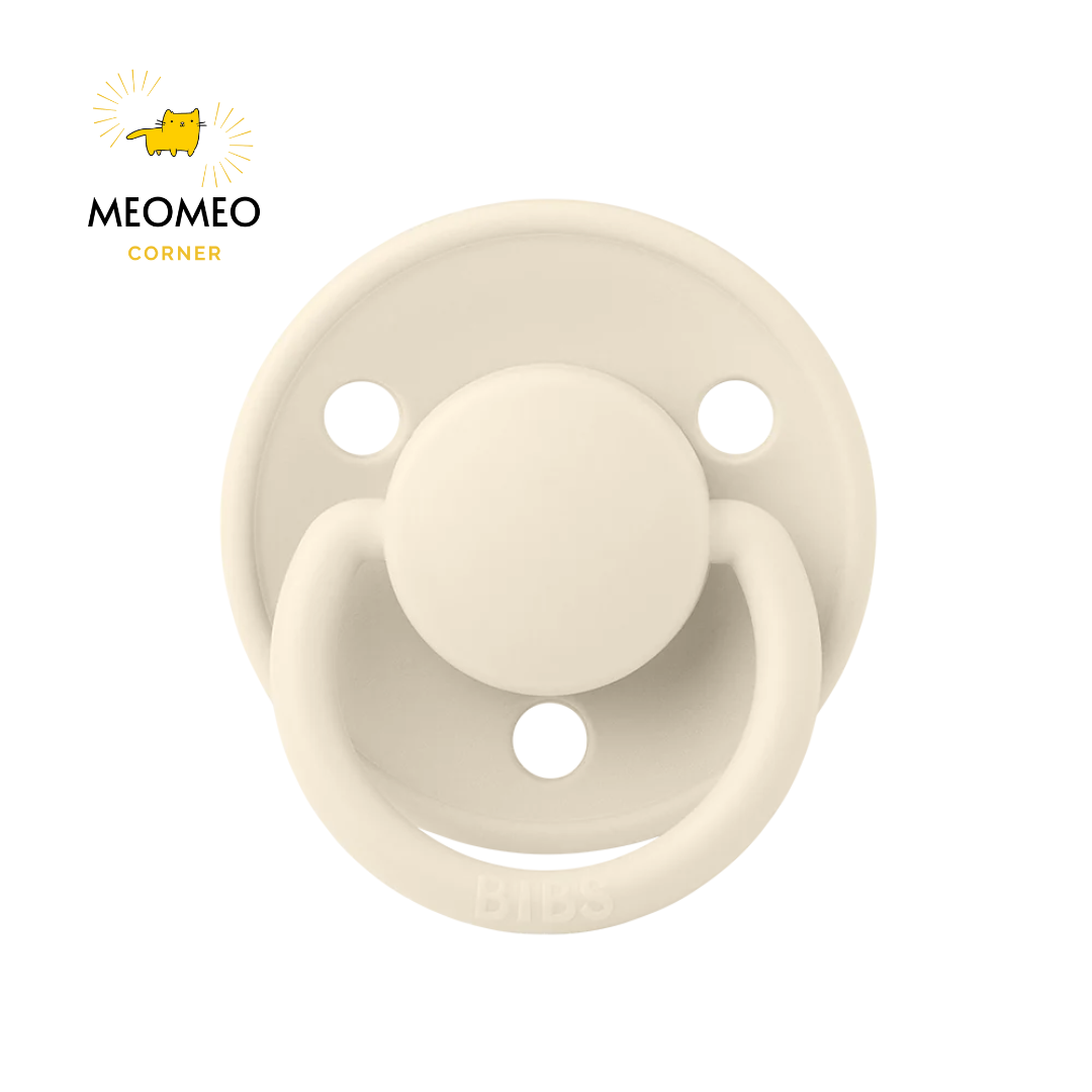 Ti giả BIBS sản xuất tại Đan Mạch BIB DeLux Silicone núm tròn