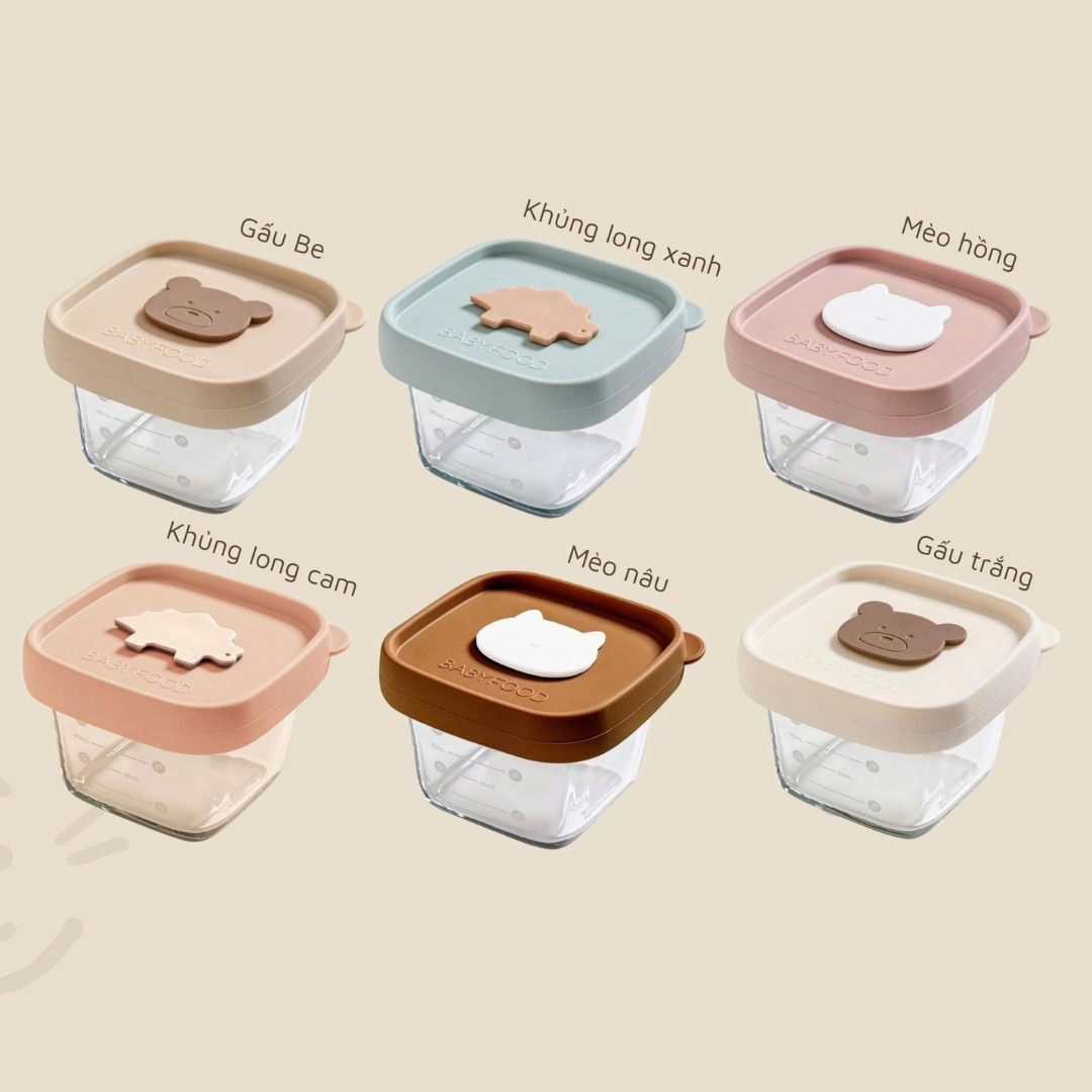 Hũ thuỷ tinh ăn dặm Honper