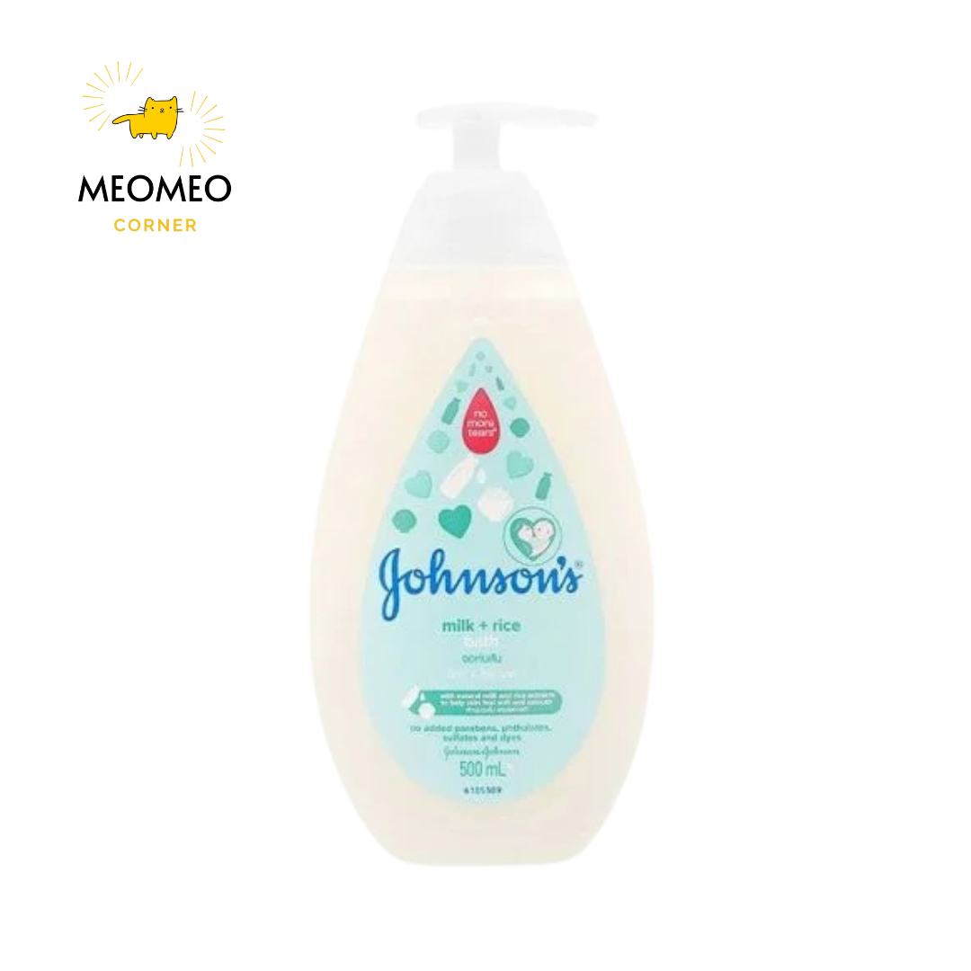 Sữa tắm Johnson's Baby chứa sữa và gạo