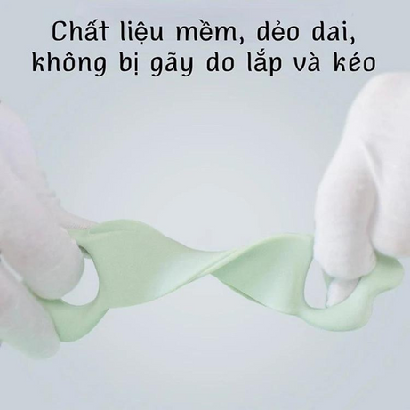 Tay cầm bình sữa Moyuum / Tay cầm bình sữa silicone dùng cho các loại bình cổ rộng