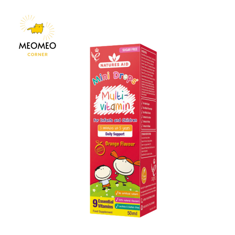 Vitamin Tổng Hợp Dạng Nước Nature Aid Anh mini drops Nature Aid multi vitamin 50ml
