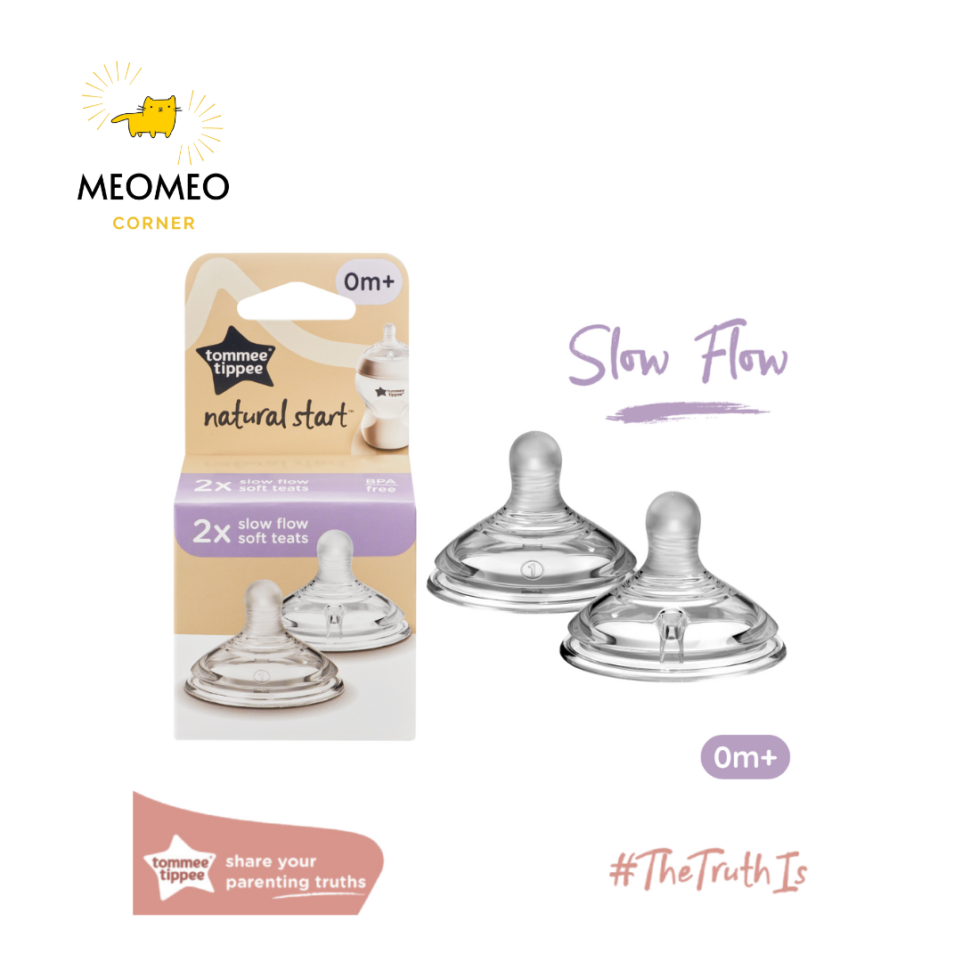 Núm ty thay thế bình sữa Tommee Tippee