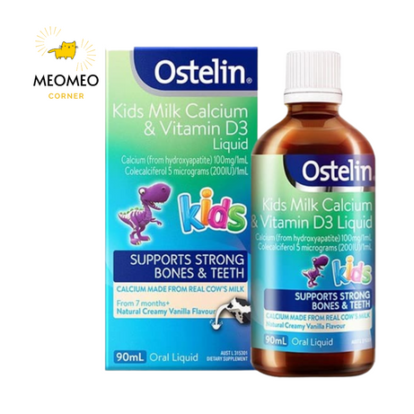 Ostelin canxi sữa và vitamin D3 dạng lỏng cho bé của Úc 90ml